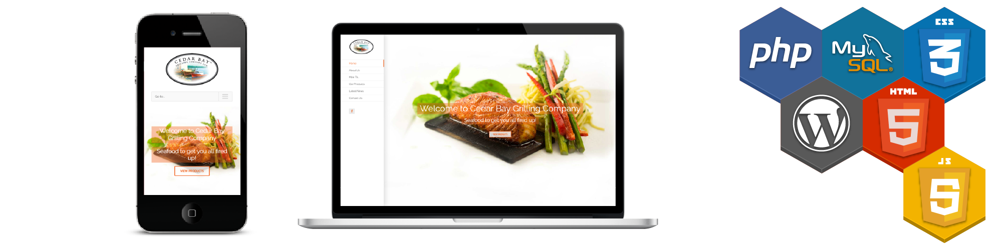Cedar Bay Grilling Website